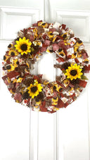 DIY-Deluxe Fall Sunflower Wreath Kit