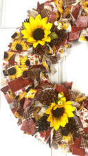 DIY-Deluxe Fall Sunflower Wreath Kit
