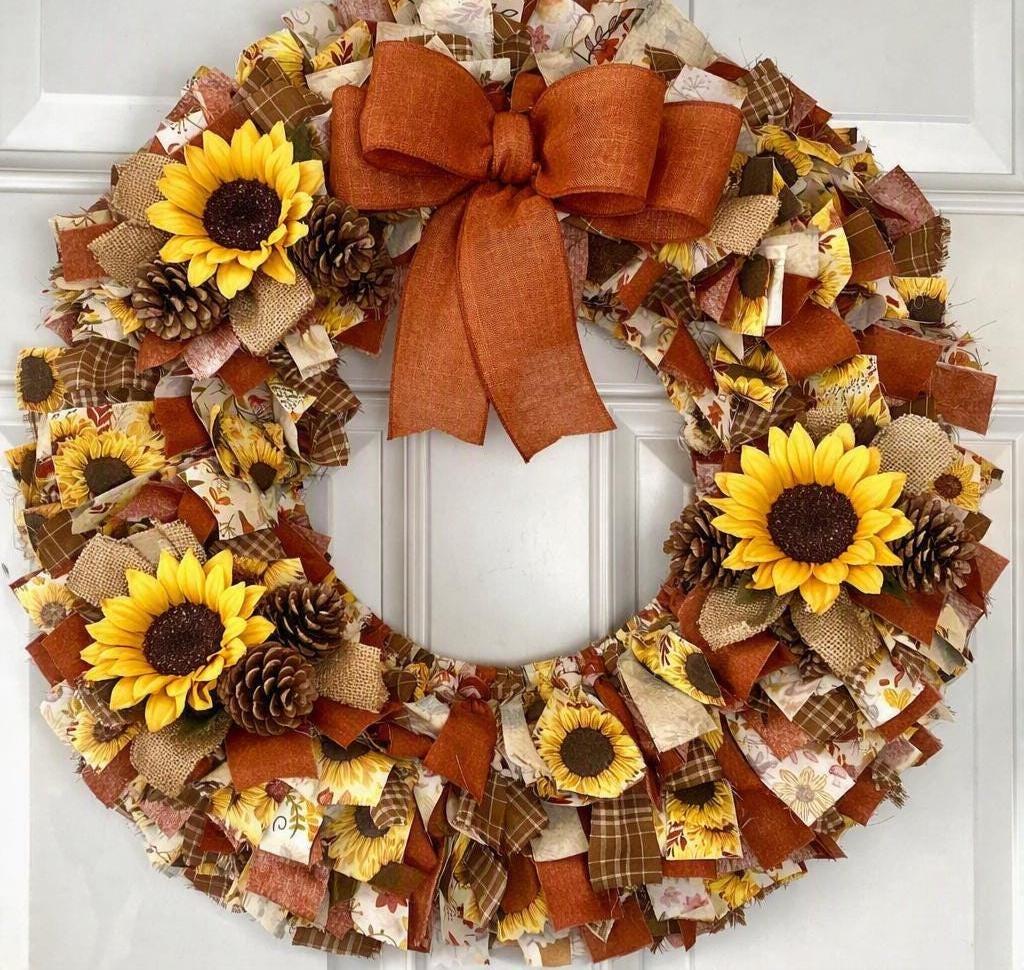 DIY-Deluxe Fall Sunflower Wreath Kit