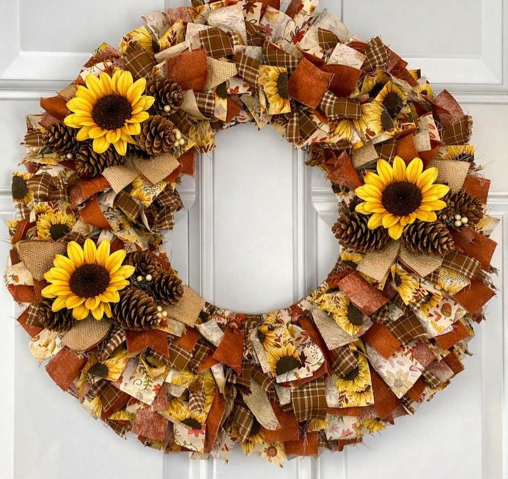 DIY-Deluxe Fall Sunflower Wreath Kit