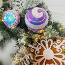 Lighted Pastel Gingerbread Wreath: Holiday Front Door Decor, Candyland