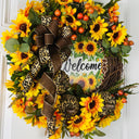 Fall Sunflower Wreath: Farmhouse Front Door Decor
