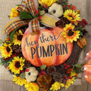 Fall Sunflower Wreath: Elegant Farmhouse Front Door Decor