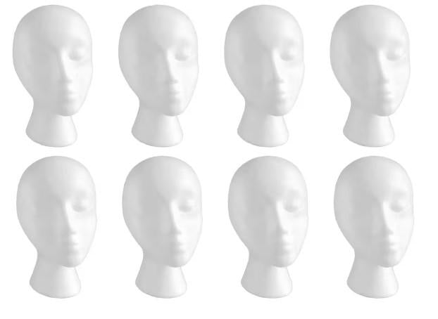 Male or Female Mannequin Heads (Bulk)