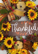 Fall Sunflower Wreath: Elegant Farmhouse Front Door Decor