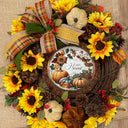 Fall Sunflower Wreath: Elegant Farmhouse Front Door Decor