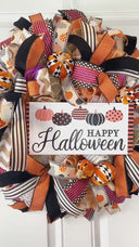 Halloween Decor, Pumpkin, Fall Wreath, Autumn, Home Decor