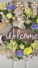 Everyday Wreath Front Door, Peony Wreath, Farmhouse Wreath for Every Season, Spring Wreath, Summer Deco Mesh, color options available