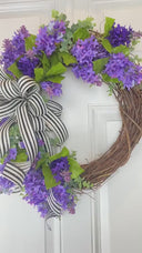 Lavender & Eucalyptus Wreath: Summer Front Door Decor