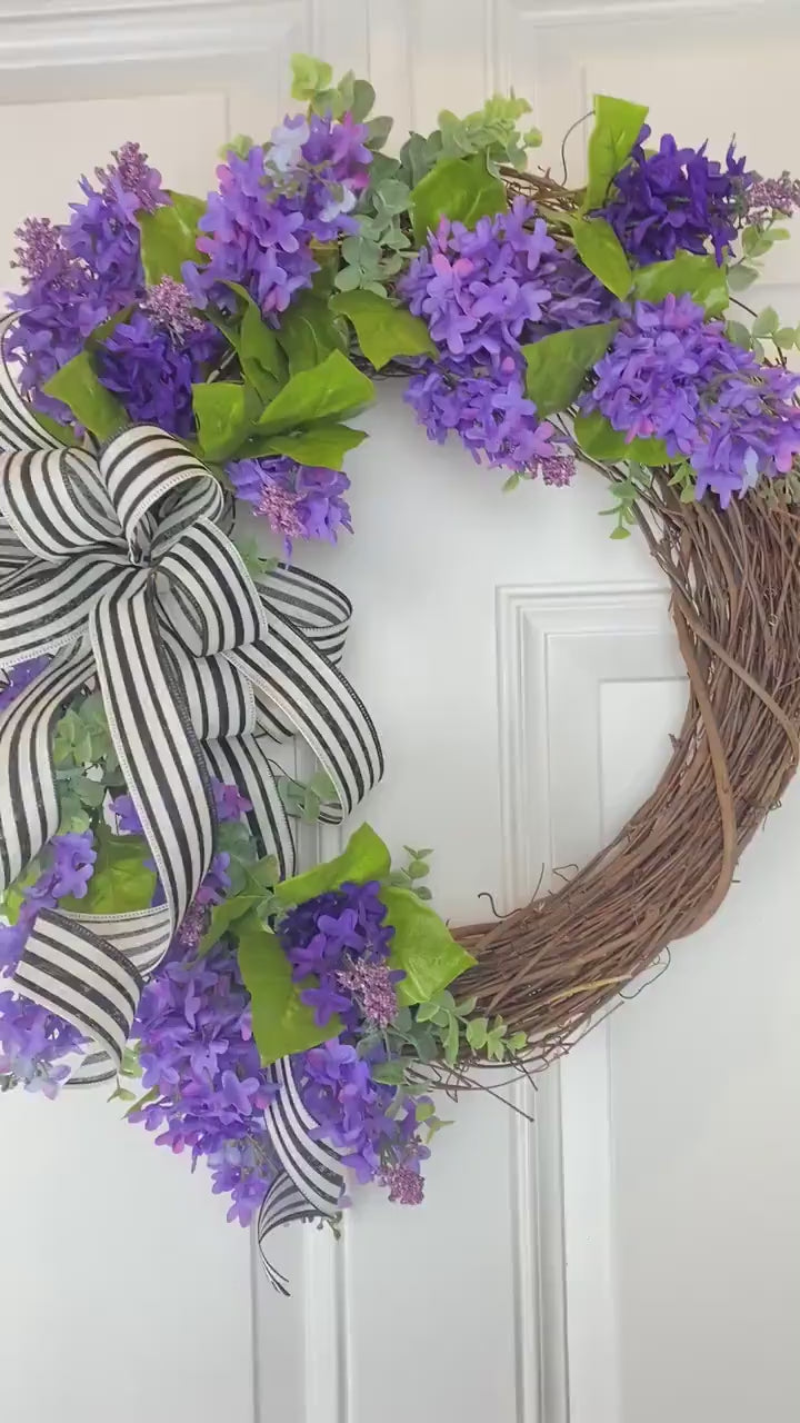Lavender & Eucalyptus Wreath: Summer Front Door Decor