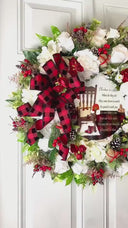 Christmas in Heaven Wreath, Memorial Wreath
