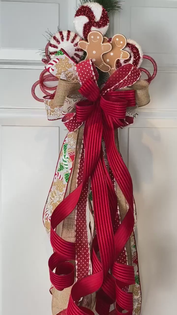 Gingerbread Tree Topper to match wreath
