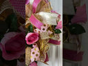 Elegant-Pink'&'Gold Valentine Wreath