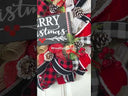 Buffalo Check Merry Christmas Wreath